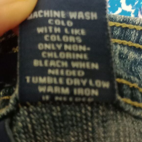 Bill Blass  Blue Jeans size 12P Stretch - Picture 7 of 7